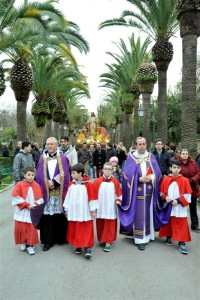 Settimana Santa 2015 Gesù nell'orto degli ulivi processione ai Giardini