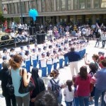 Gli alunni della Scuola SS. Redentore alla Marcia della Pace