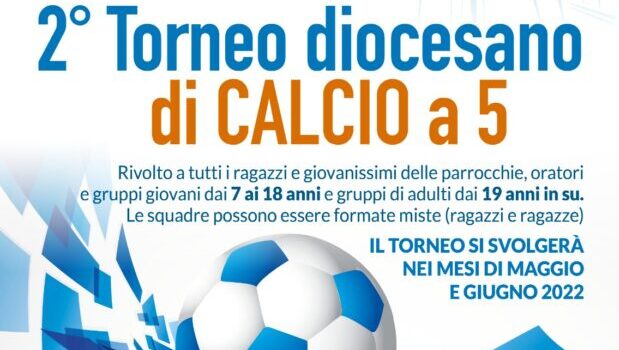 locandina secondo torneo diocesano di calcio a 5