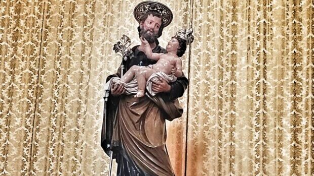 san giuseppe santa croce statua