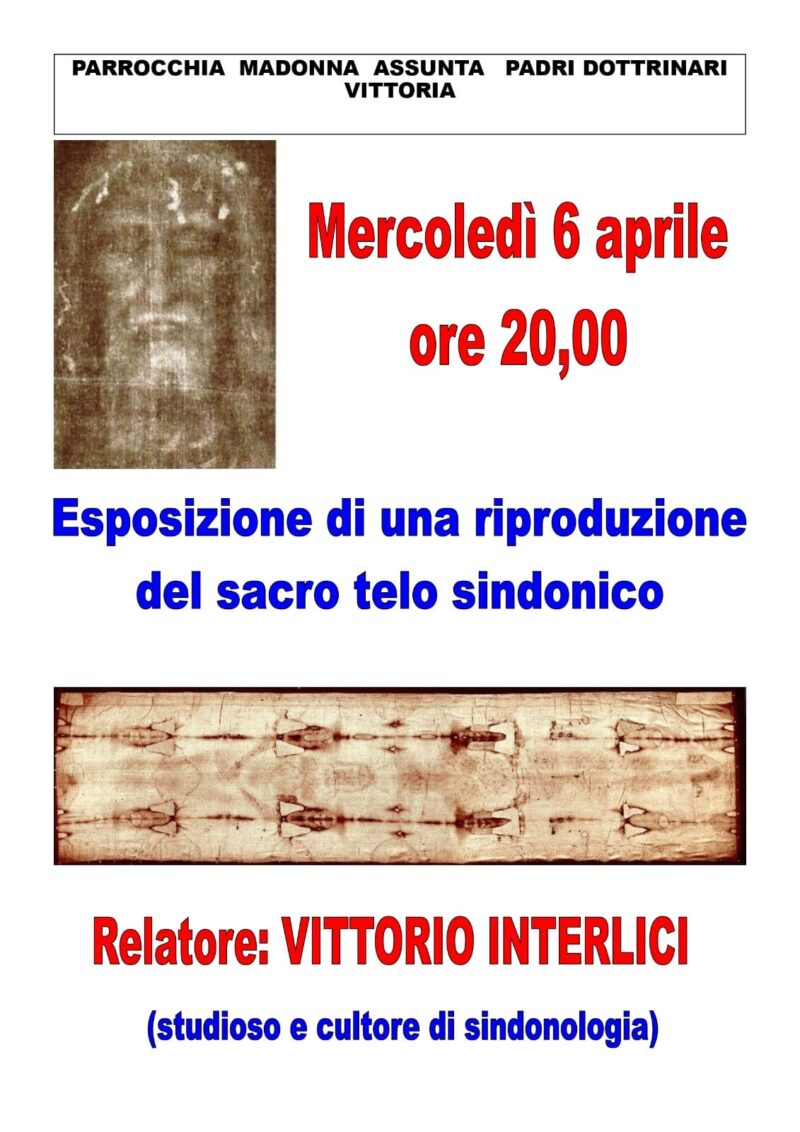 esposizione telo sindonico