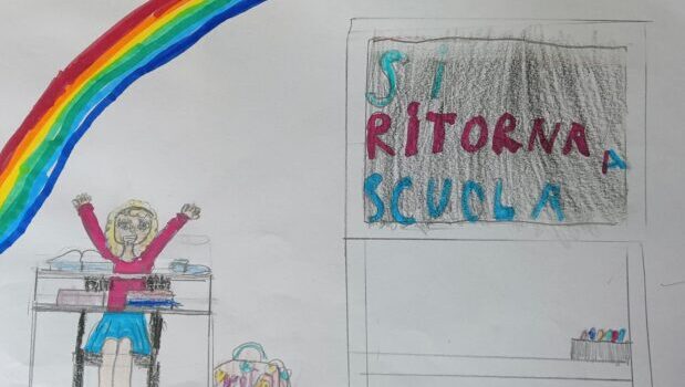 Disegno Gloria si ritorna a scuola
